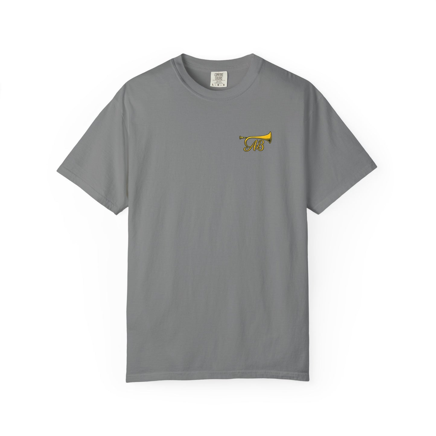 American Bugle Classic Black, Grey and Yellow Men's T-Shirt