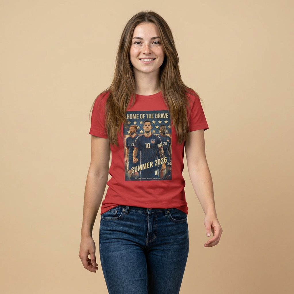USA Home of the Brave Women's T-Shirt Summer 2026