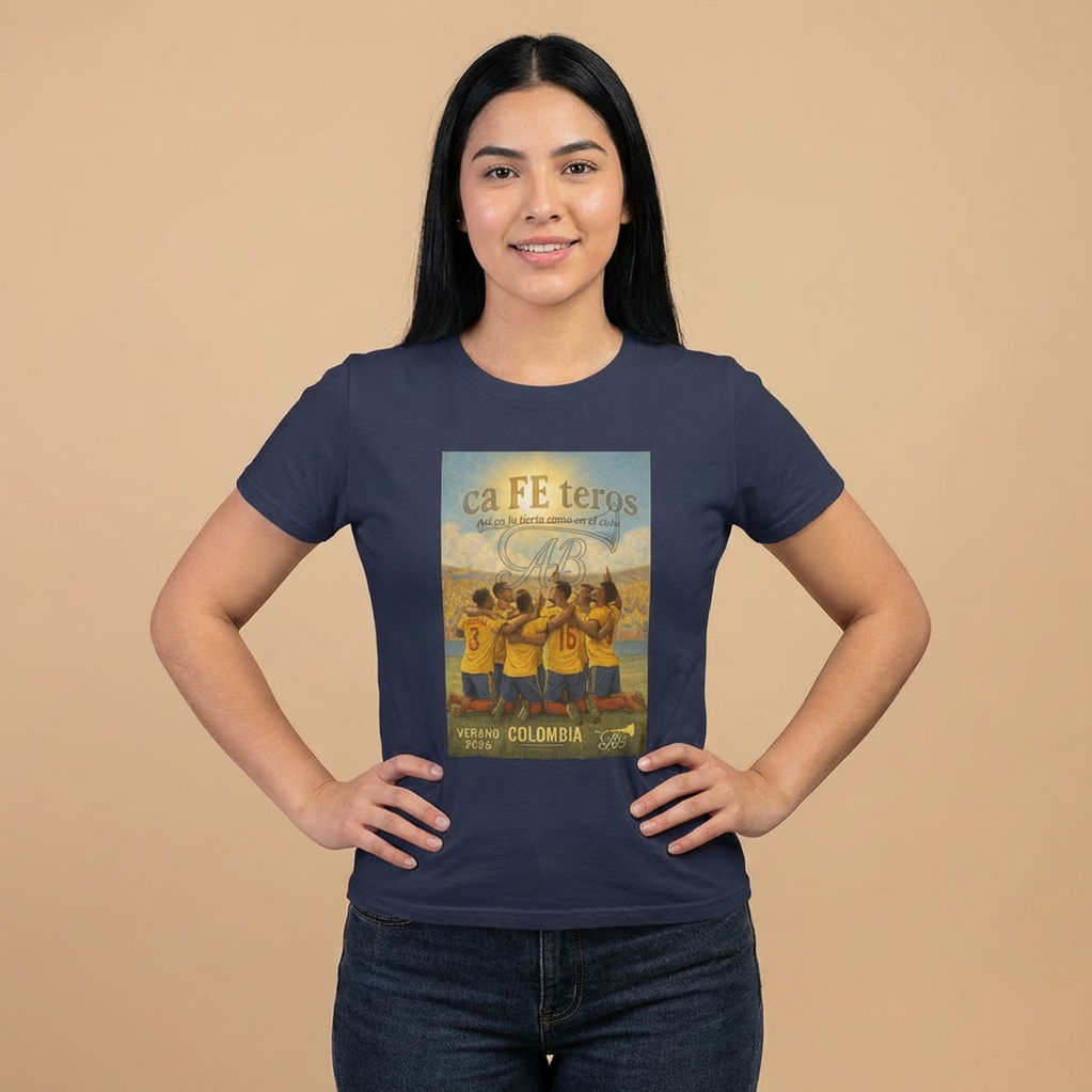 Colombia caFEteros Women's T-Shirt Verano 2026