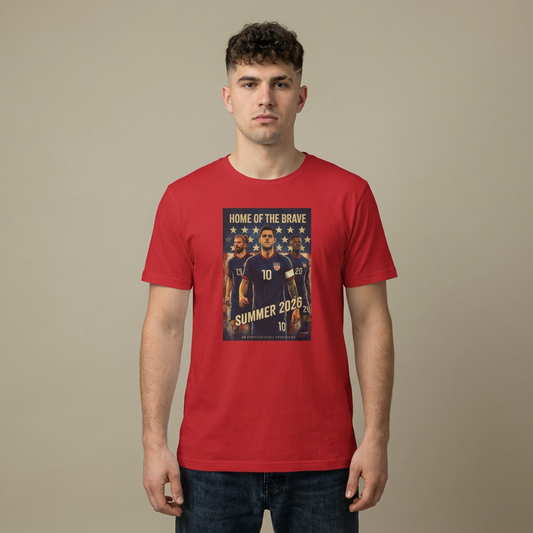 USA Home Of The Brave Men's T-Shirt Summer 2026