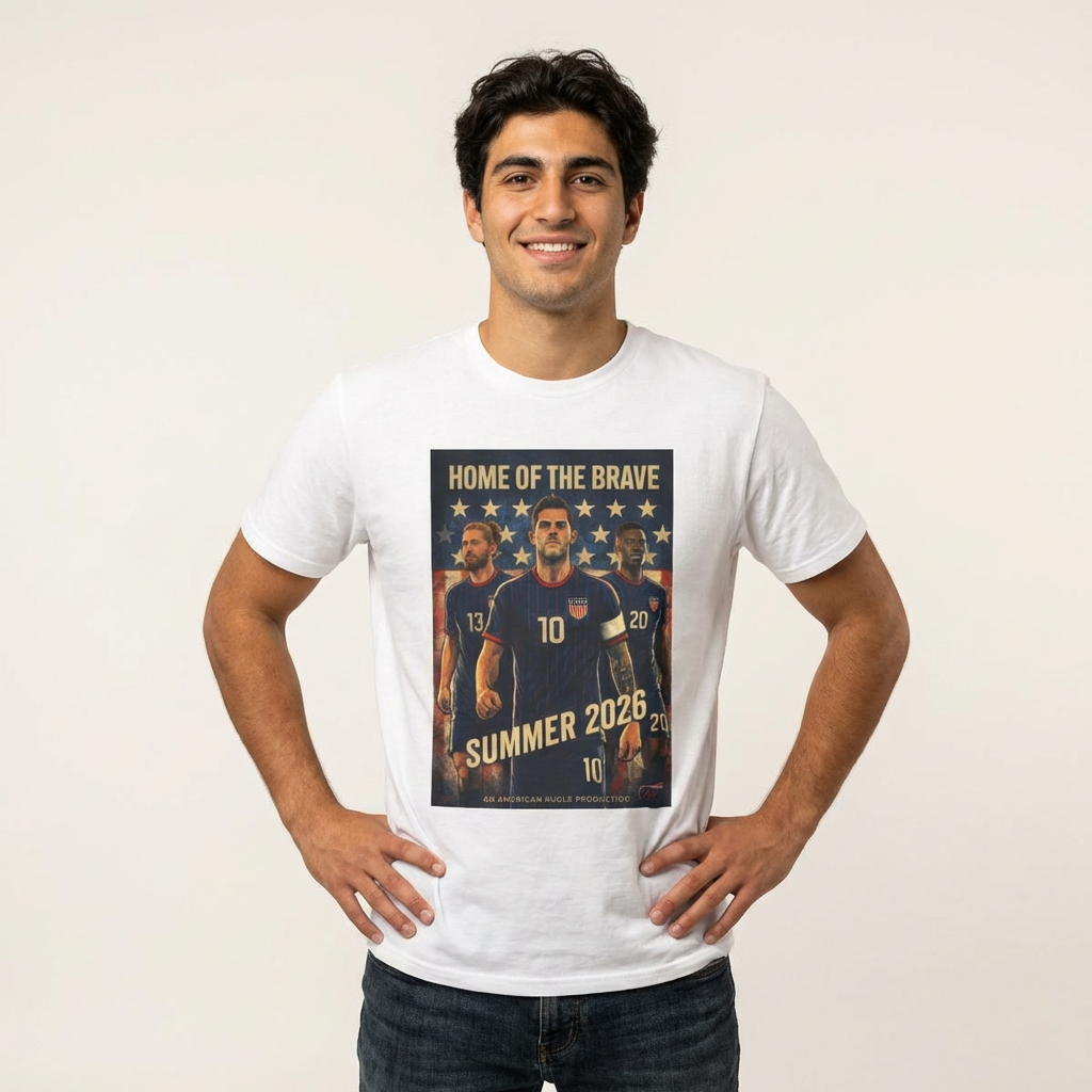 USA Home Of The Brave Men's T-Shirt Summer 2026