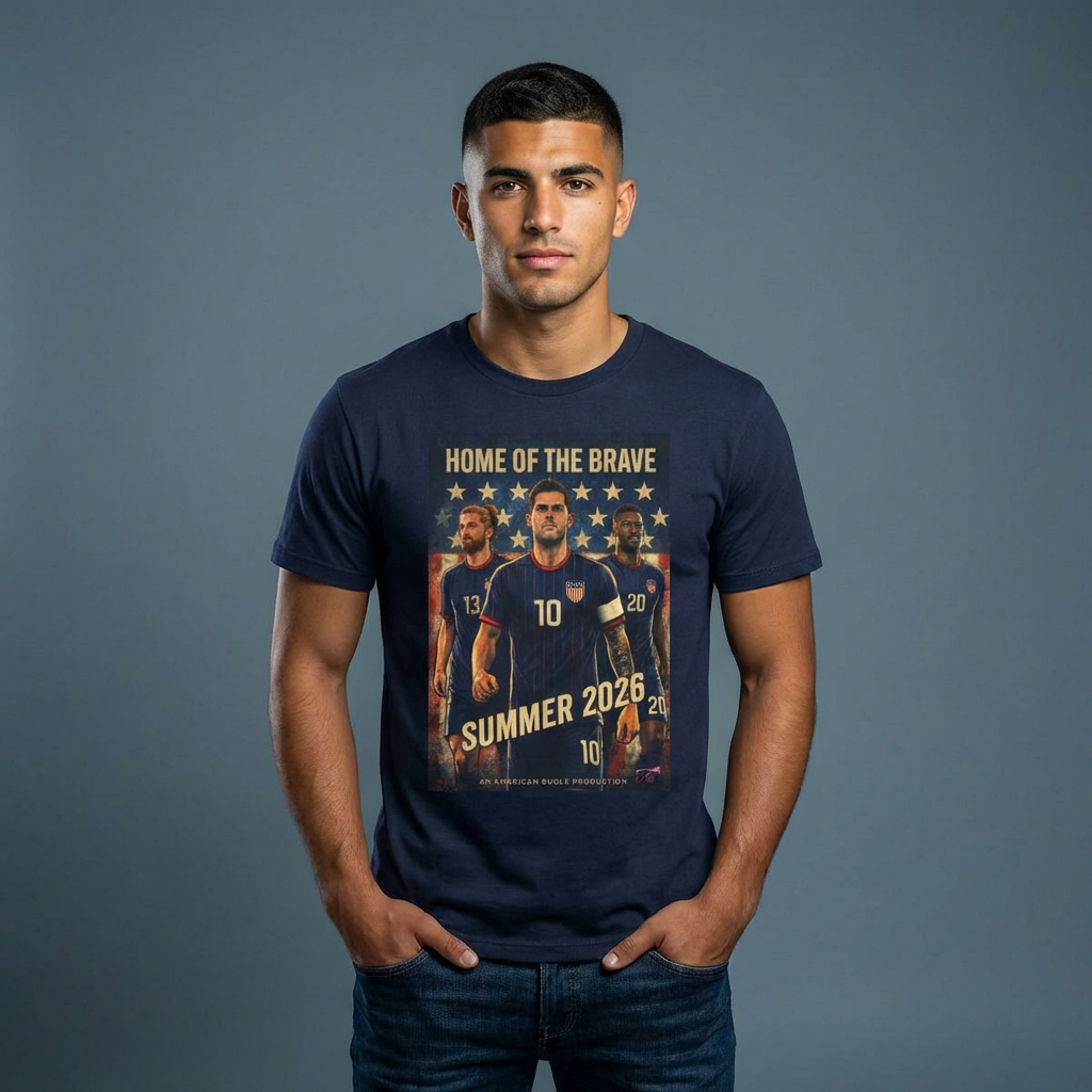 USA Home Of The Brave Men's T-Shirt Summer 2026