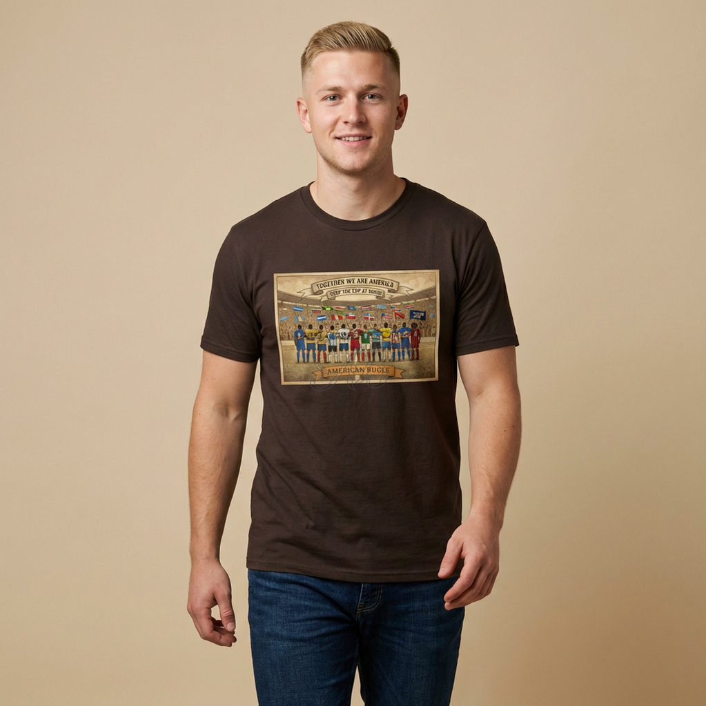 "Keep The Cup At Home" Together We Are America Men’s T-Shirt 