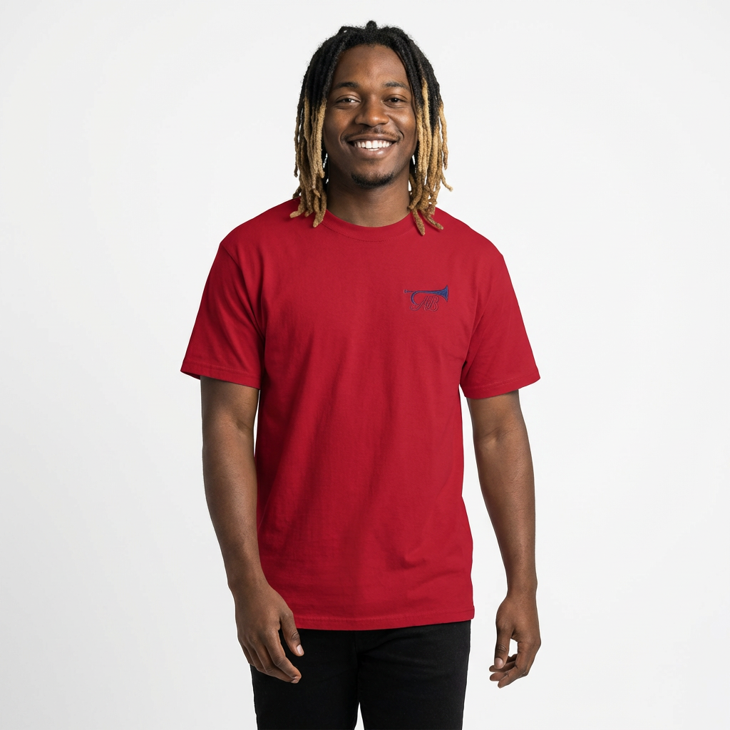 American Bugle Classic Red, White and Blue Men's T-Shirt