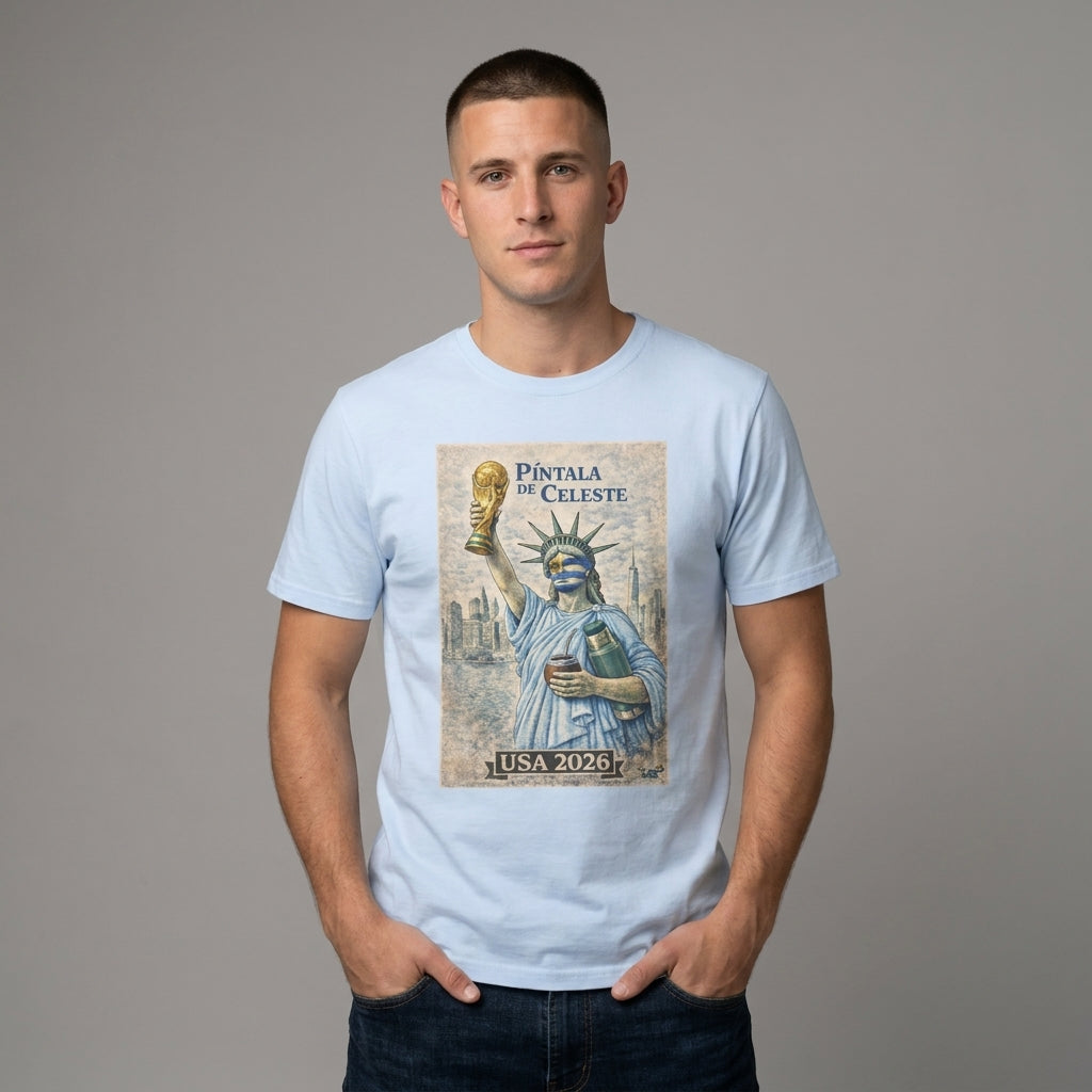 Uruguay Píntala de Celeste Men's T-Shirt USA 2026
