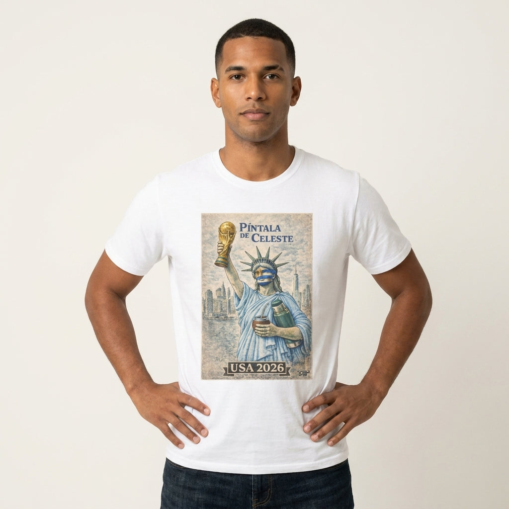 Uruguay Píntala de Celeste Men's T-Shirt USA 2026