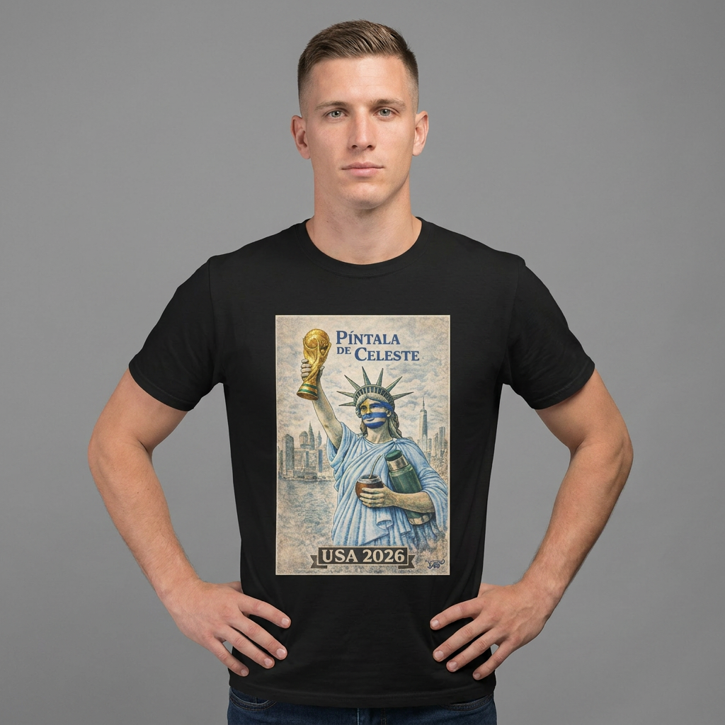 Uruguay Píntala de Celeste Men's T-Shirt USA 2026