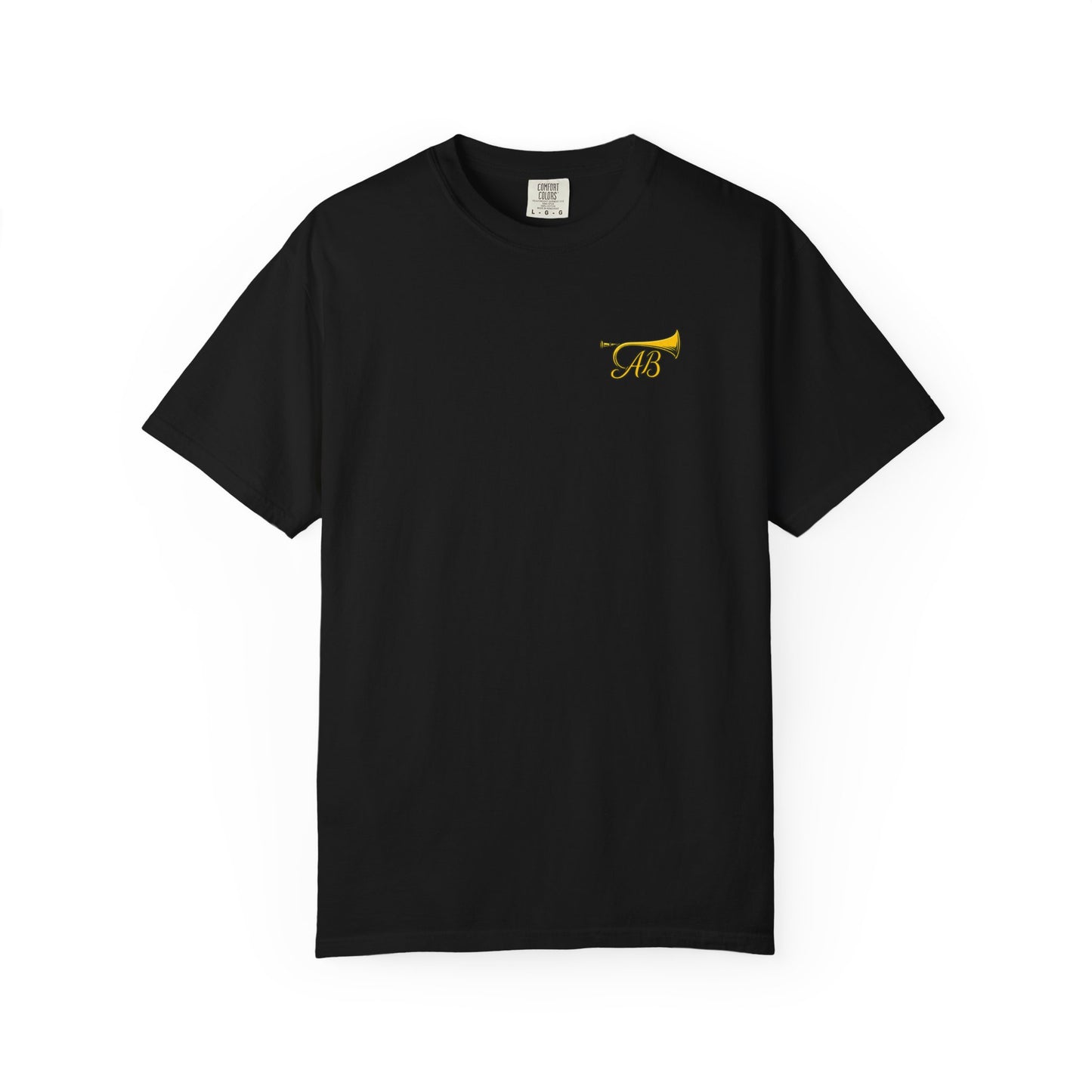 American Bugle Classic Black, Grey and Yellow Men's T-Shirt
